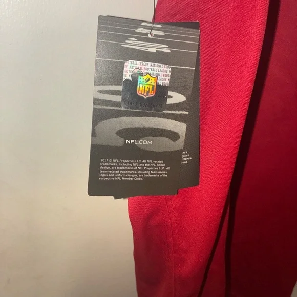 Nike Arizona Cardinals #31 Red and White Men's Jersey - Picture 9 of 9